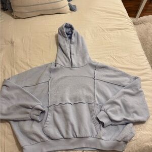 Aerie Blue Oversized Pullover hoodie